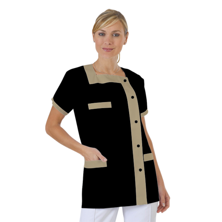 blouse-medicale-col-carre-a-personnaliser acheté - par Fabienne - le 25-10-2020