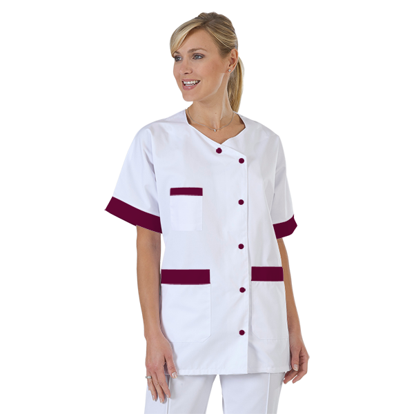 blouse-infirmiere-personnalise-col-trapeze acheté - par Mohsen - le 24-02-2023