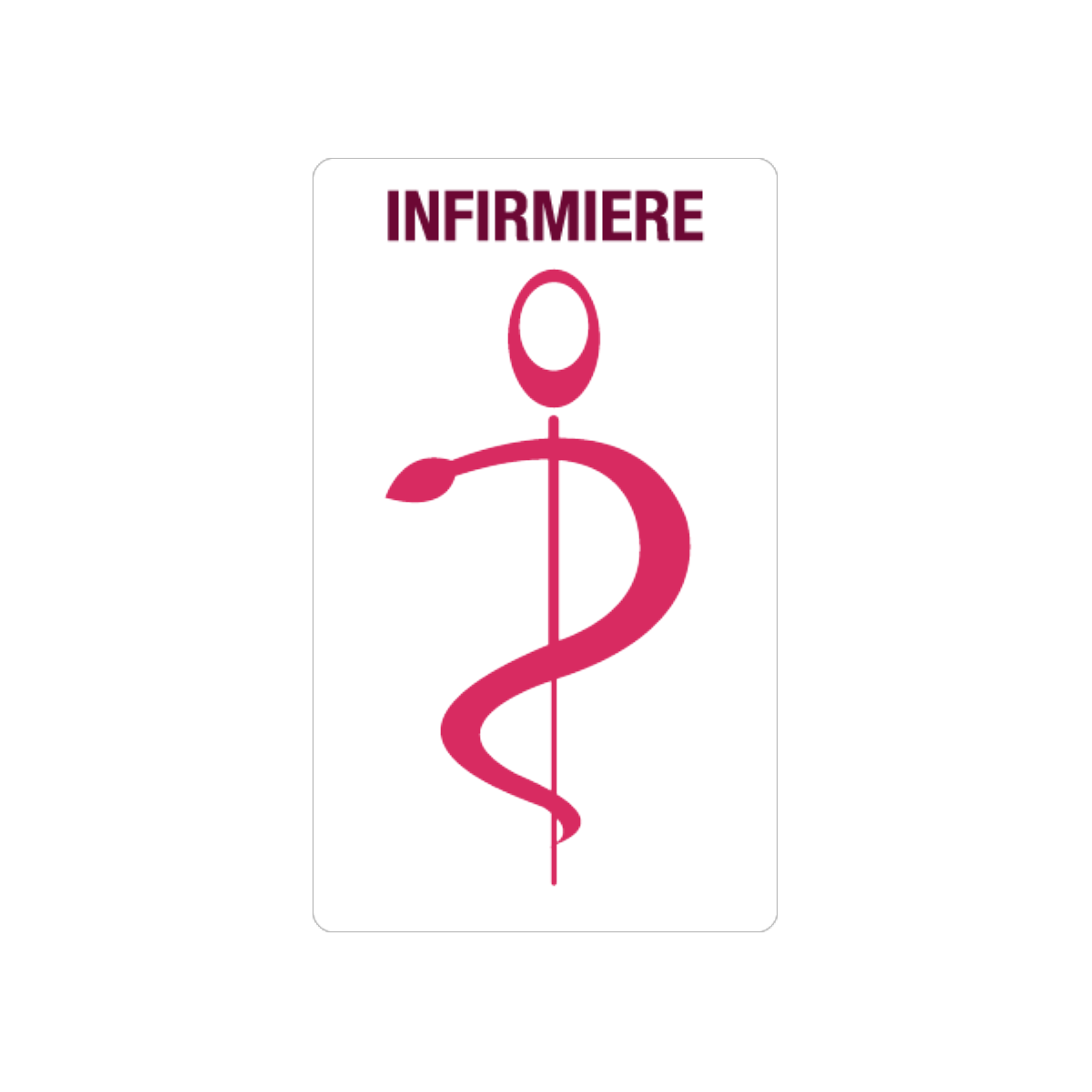 caducee-infirmiere-personnaliser-en-linge acheté - par Valérie  - le 29-08-2021