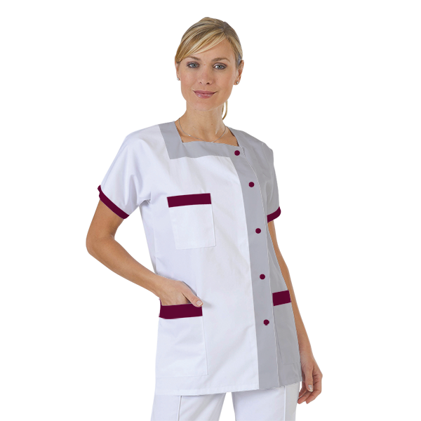 blouse-medicale-col-carre-a-personnaliser acheté - par Laetitia - le 10-06-2019