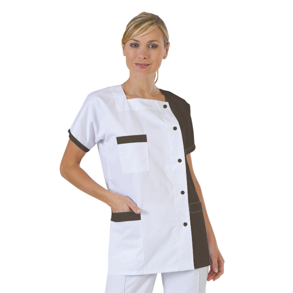 blouse-medicale-col-carre-a-personnaliser acheté - par Anne - le 20-12-2022