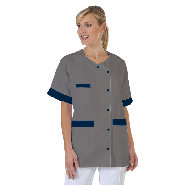 blouse-infirmiere-personnalise-col-trapeze acheté - par Hortense - le 04-02-2020