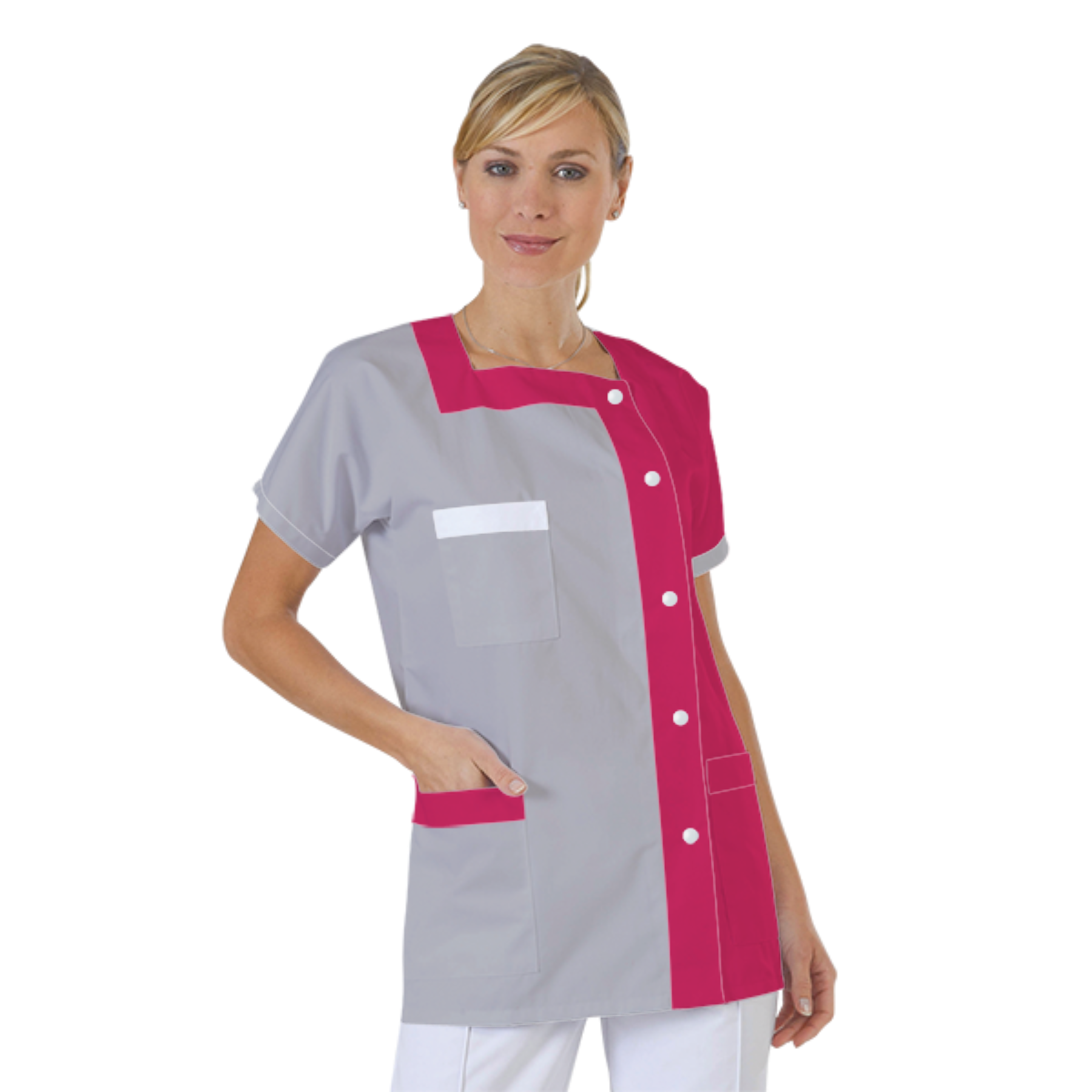blouse-medicale-col-carre-a-personnaliser acheté - par Annie - le 02-03-2018