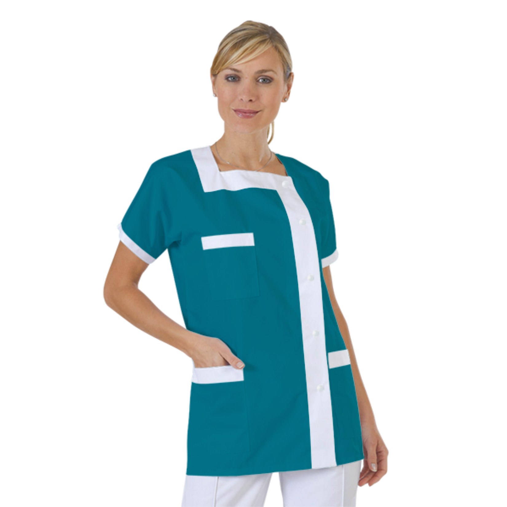 blouse-medicale-col-carre-a-personnaliser acheté - par Virginie - le 03-03-2026