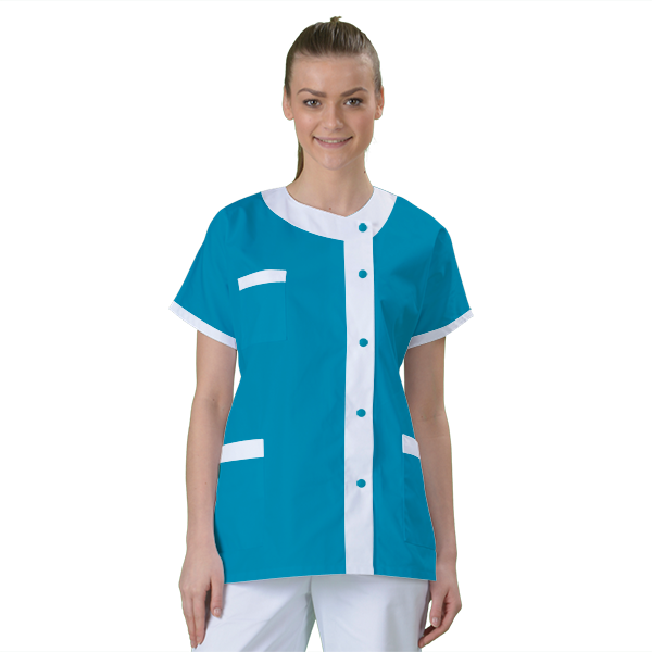 blouse-medicale-col-carre-a-personnaliser acheté - par Estelle - le 04-11-2019