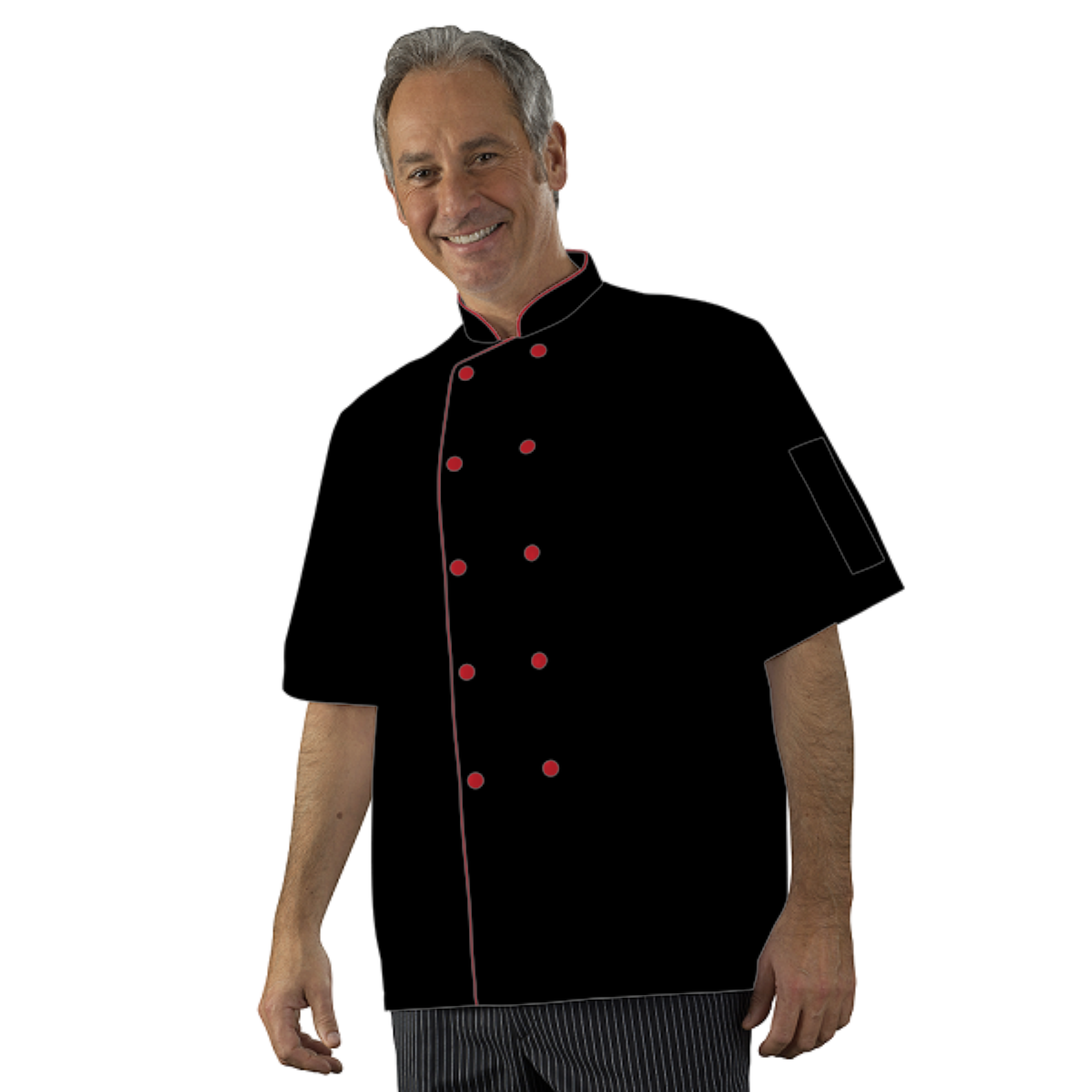 veste-de-cuisine-a-personnaliser-manches-courtes acheté - par Michel - le 07-07-2020