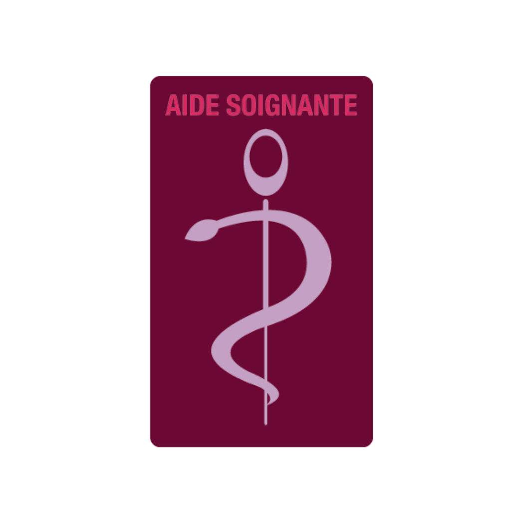 caducee-aide-soignante-personnalisable acheté - par Caty - le 10-11-2021