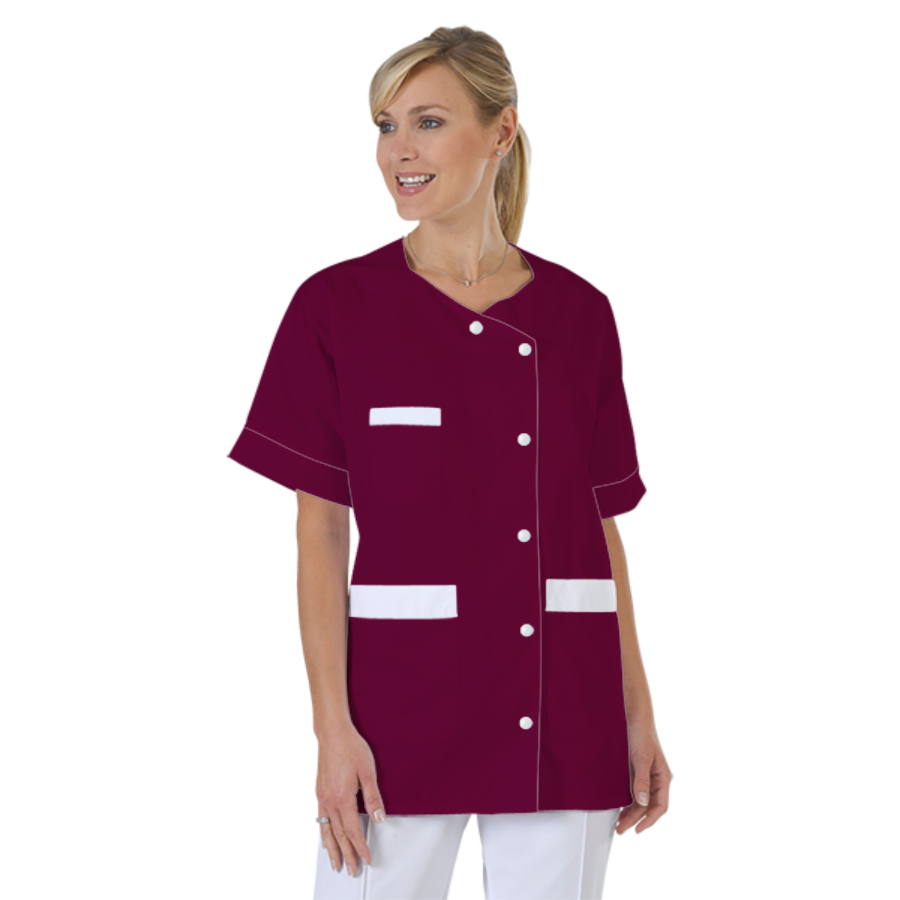 blouse-infirmiere-personnalise-col-trapeze acheté - par Camille - le 17-11-2020