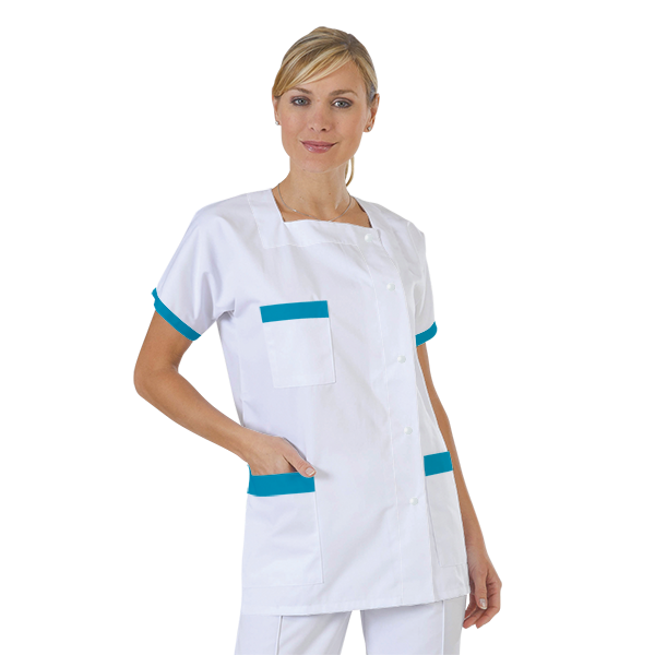 blouse-de-travail-personnalisee-tunique-medicale acheté - par Elodie - le 04-05-2020