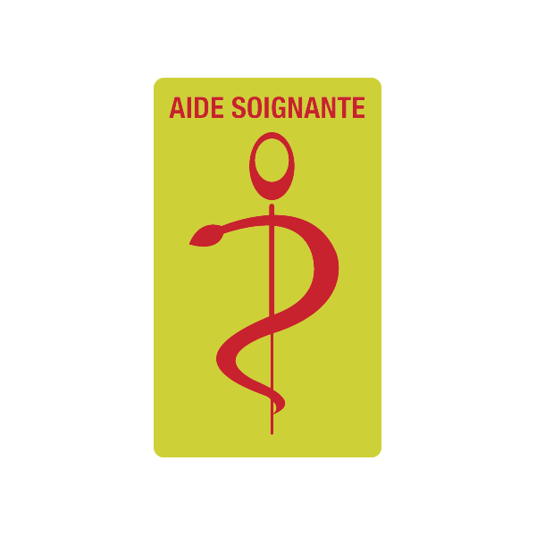 caducee-aide-soignante-personnalisable acheté - par Agnès - le 30-07-2021