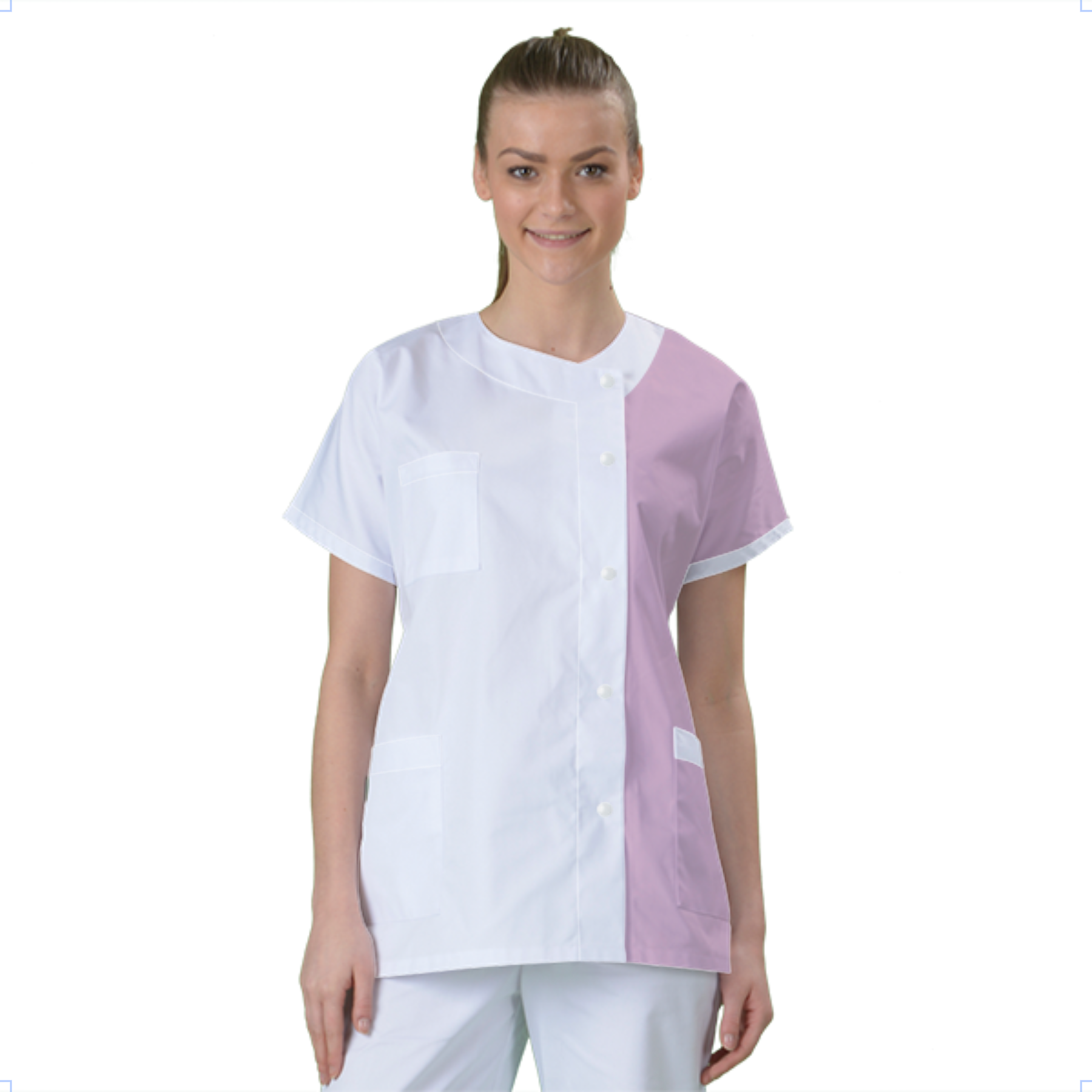 blouse-medicale-col-carre-a-personnaliser acheté - par Morgane - le 13-11-2021
