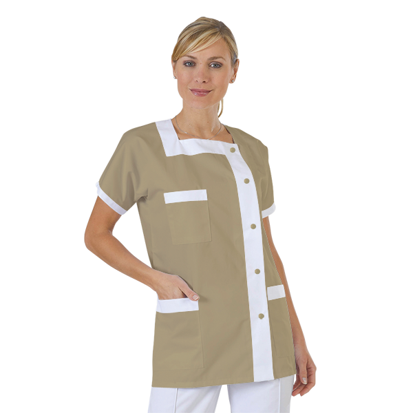 blouse-medicale-col-carre-a-personnaliser acheté - par Drevet Olivier - le 13-07-2022