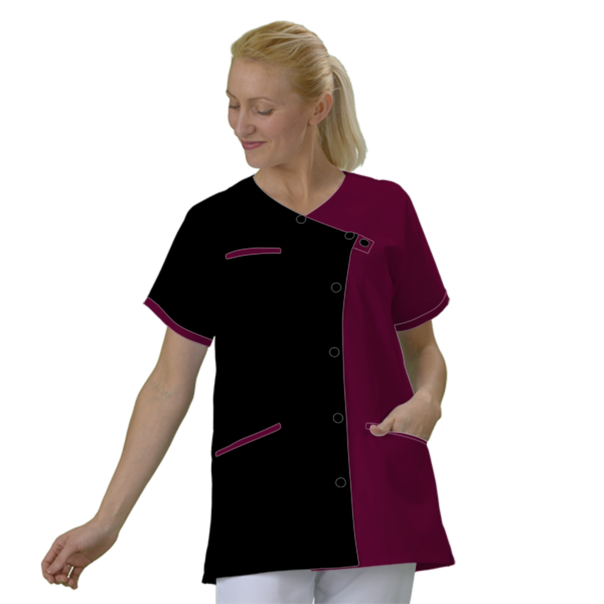 blouse-medicle-courte-a-personnaliser acheté - par Pâtisserie  - le 27-04-2019