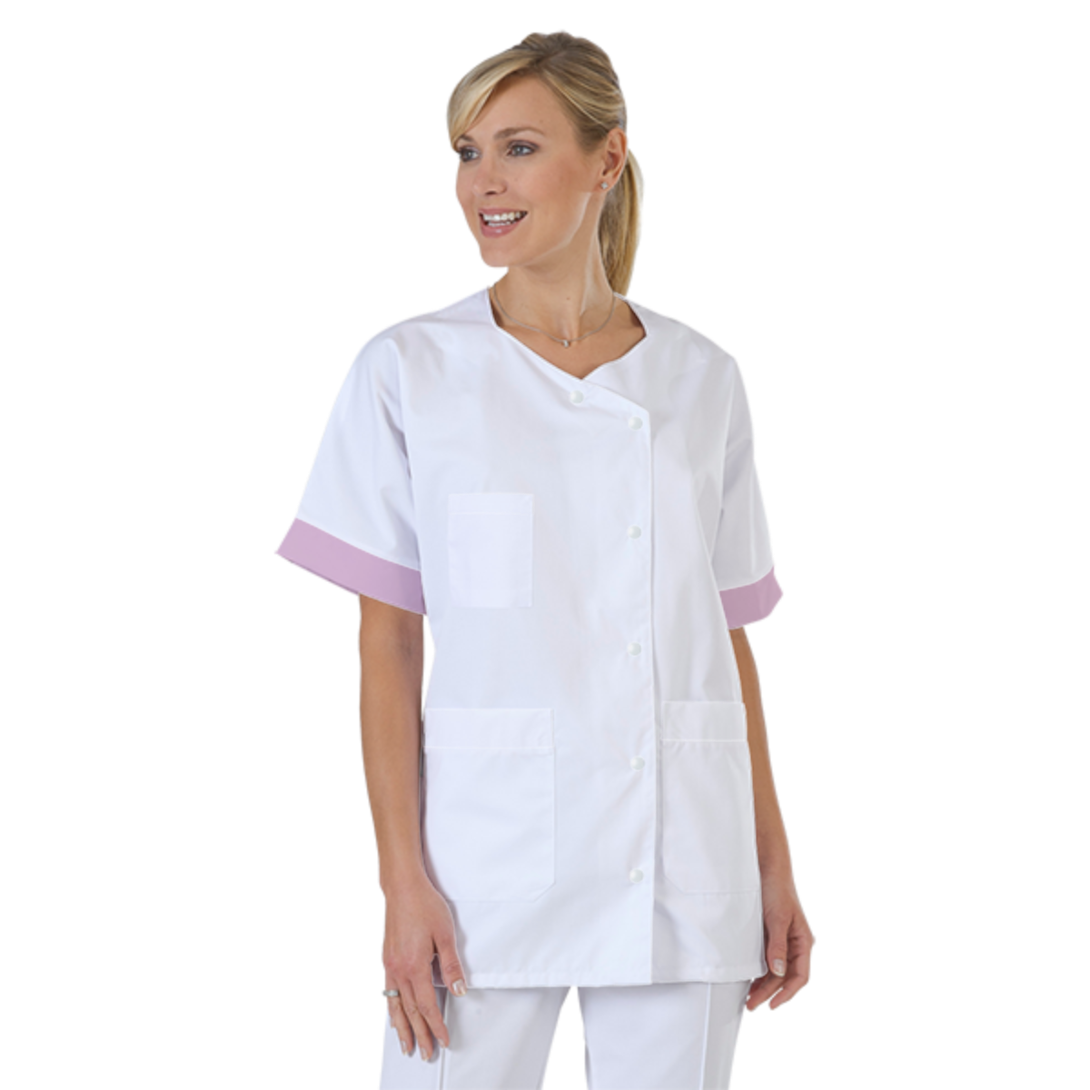 blouse-infirmiere-personnalise-col-trapeze acheté - par Alexandra - le 31-07-2026