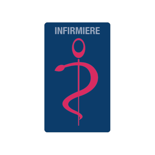 Caducée infirmière personnalisable