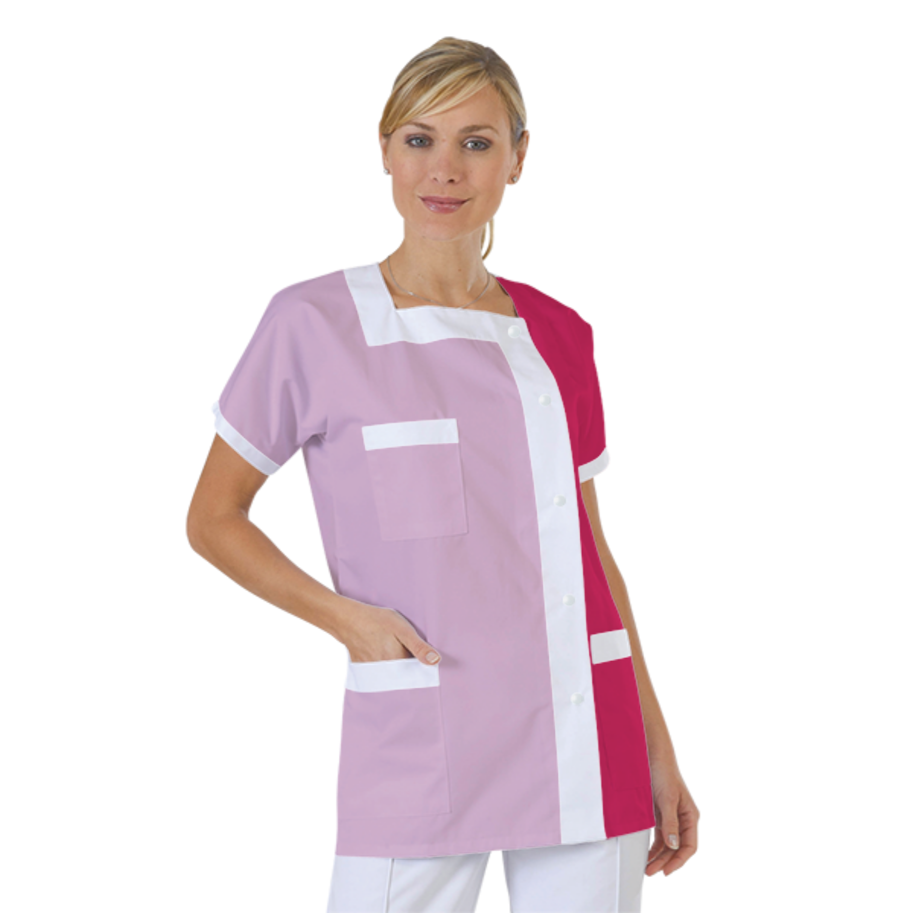 blouse-medicale-col-carre-a-personnaliser acheté - par Émilie - le 07-01-2022