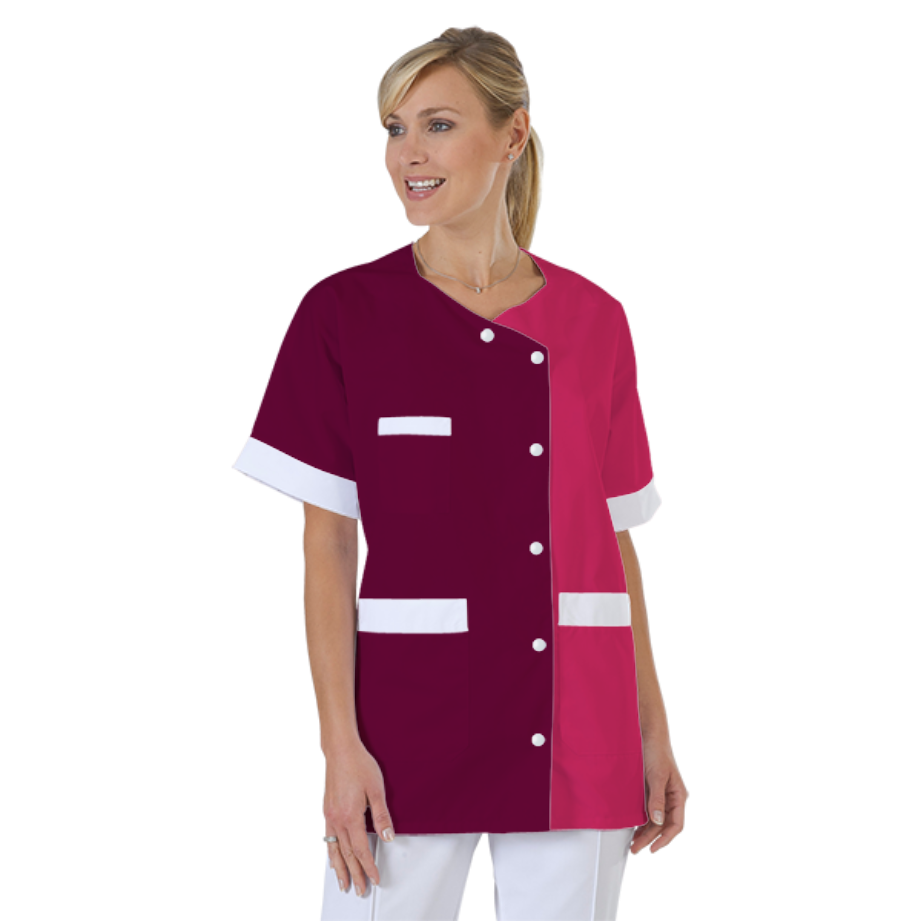 blouse-infirmiere-personnalise-col-trapeze acheté - par Scolan - le 22-09-2025