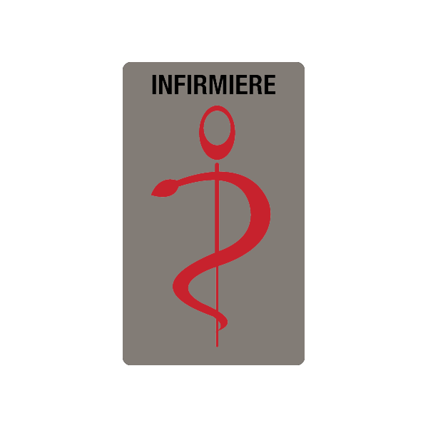 Caducée infirmière personnalisable