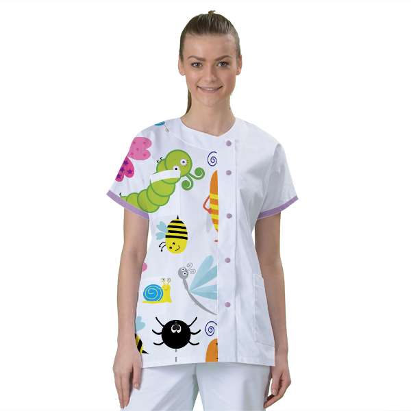 blouse-de-travail-personnalisee-tunique-medicale acheté - par Bertrand - le 08-03-2021