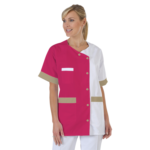 blouse-infirmiere-personnalise-col-trapeze acheté - par Corinne - le 05-10-2018