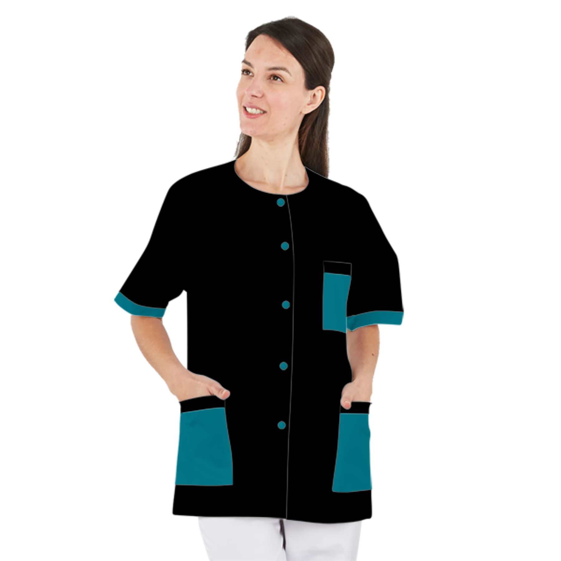 tunique-de-travail-femme-a-personnaliser-et-configurer acheté - par Nathalie  - le 26-08-2026