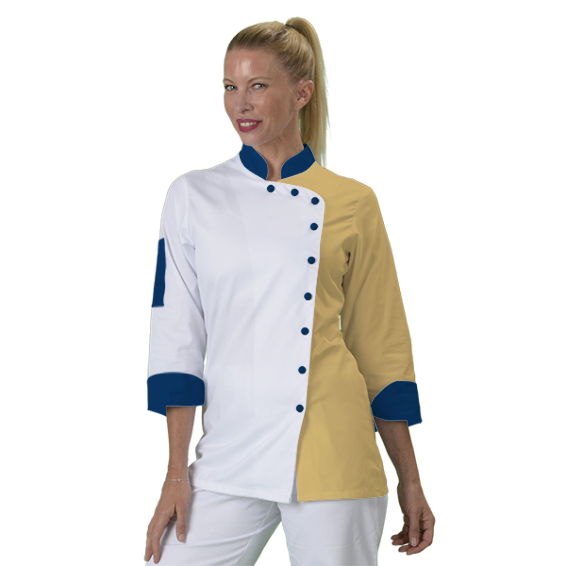 Veste de cuisine femme a personnaliser