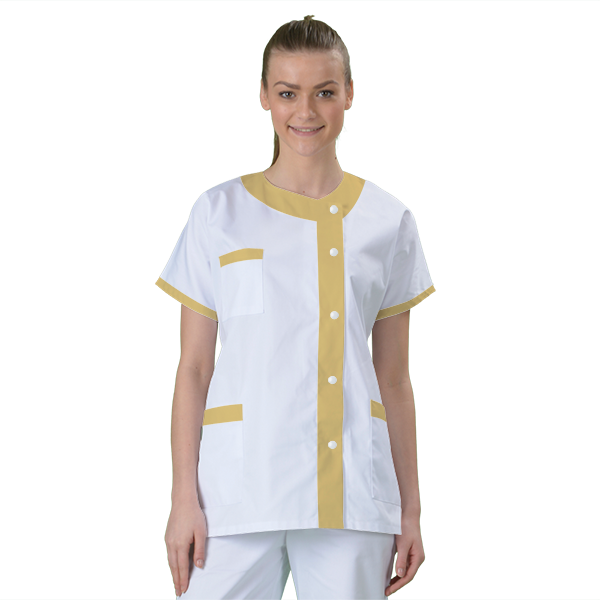 blouse-de-travail-personnalisee-tunique-medicale acheté - par Laure - le 10-03-2020