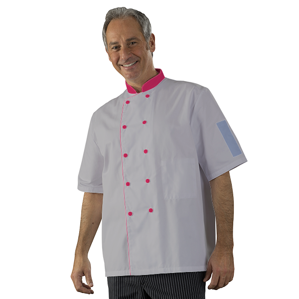 veste-de-cuisine-a-personnaliser-manches-courtes acheté - par Francois - le 16-07-2020