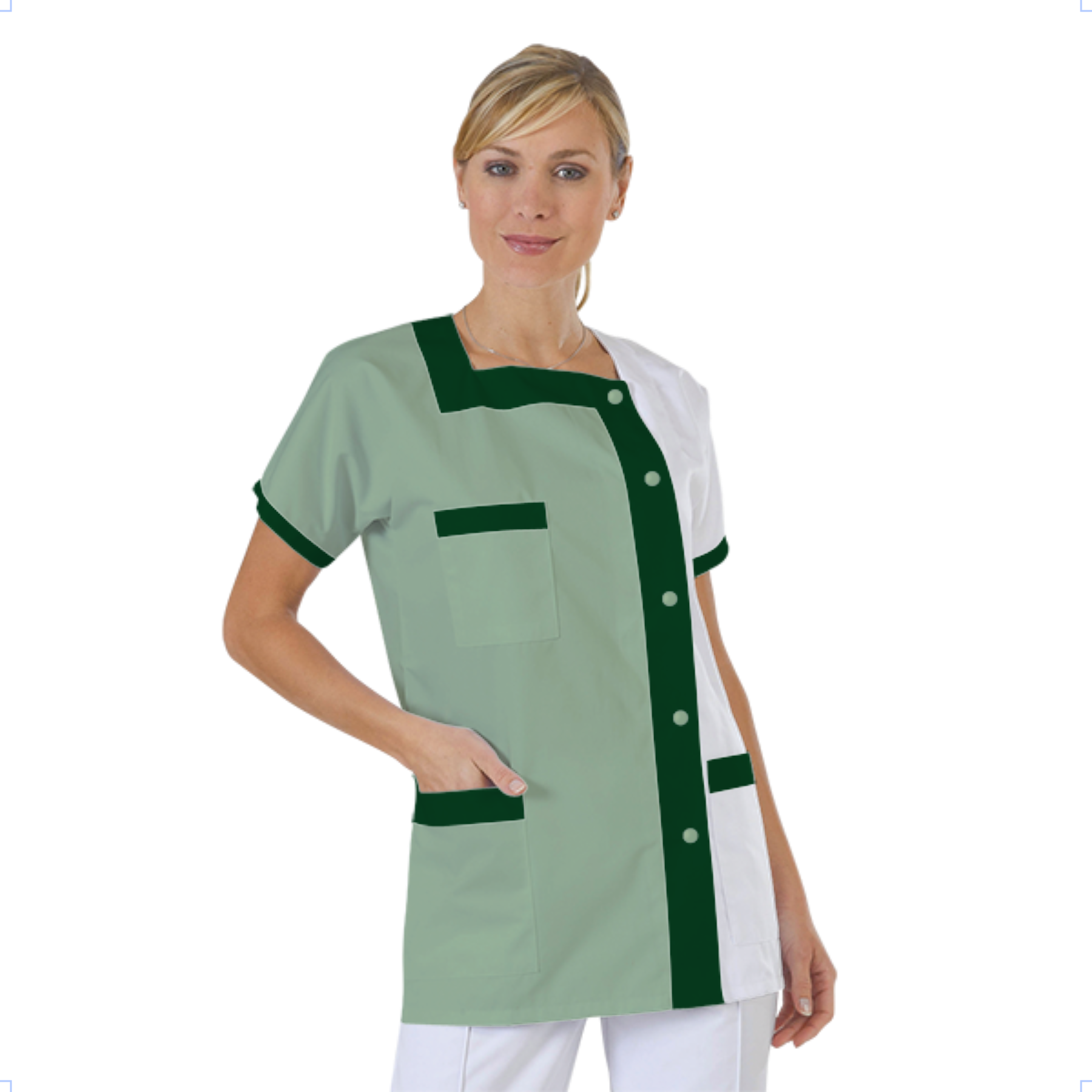 blouse-medicale-col-carre-a-personnaliser acheté - par Lecomte  - le 06-01-2026