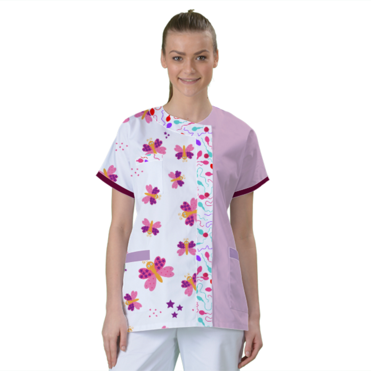 blouse-de-travail-personnalisee-tunique-medicale acheté - par Laetitia - le 19-06-2023