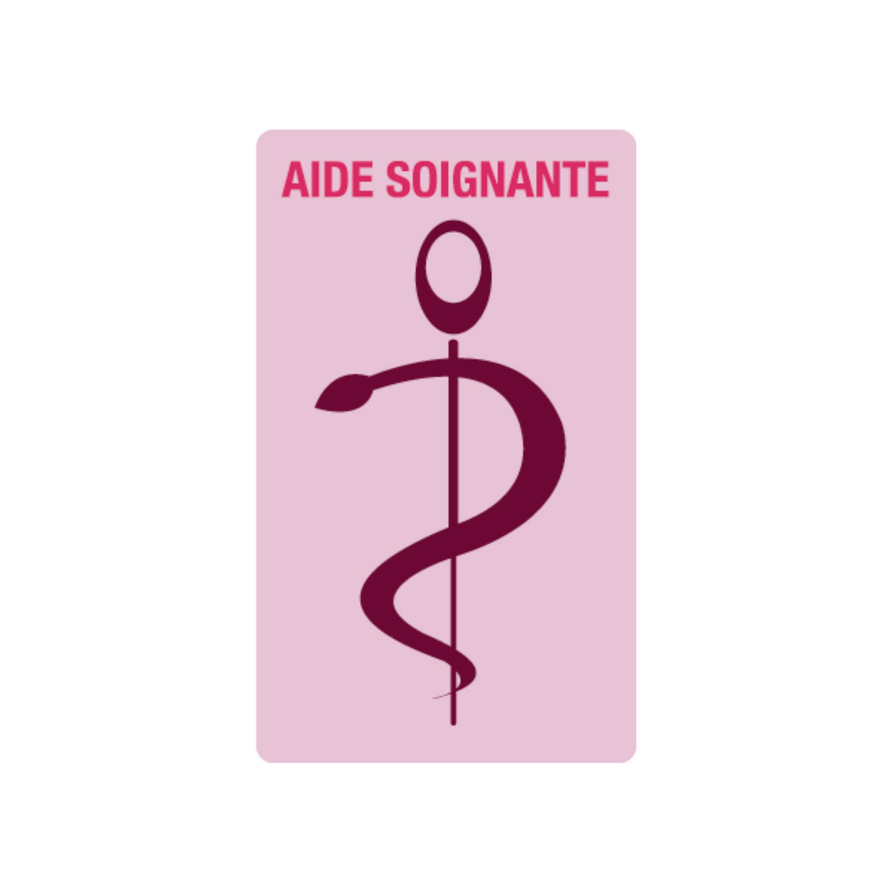 caducee-aide-soignante-personnalisable acheté - par Shana-Marie - le 20-07-2020