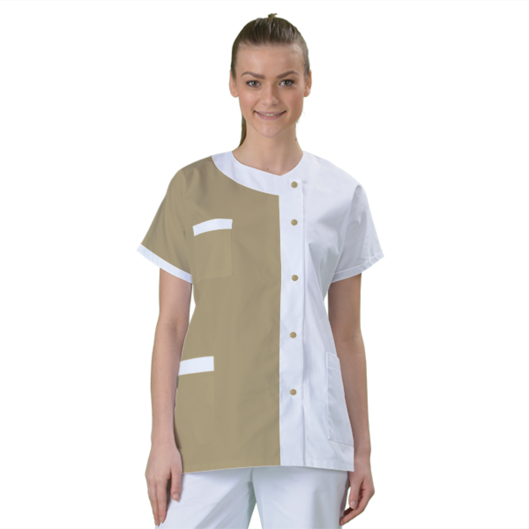blouse-de-travail-personnalisee-tunique-medicale acheté - par Deborah - le 07-03-2026