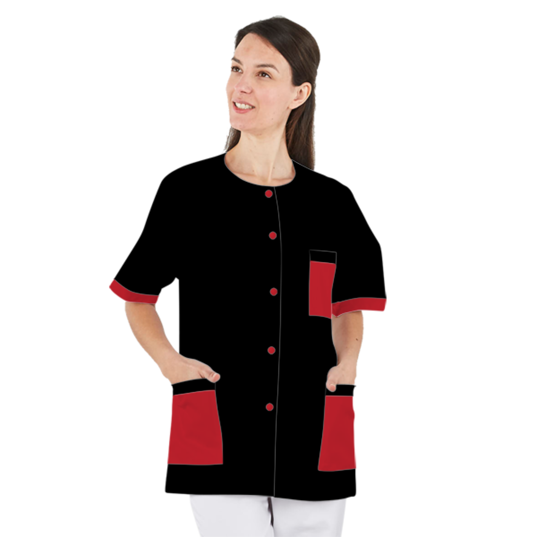 tunique-de-travail-femme-a-personnaliser-et-configurer acheté - par Nathalie  - le 26-08-2026