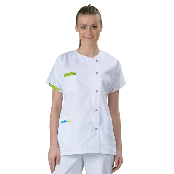 blouse-de-travail-personnalisee-tunique-medicale acheté - par Bertrand - le 08-03-2021