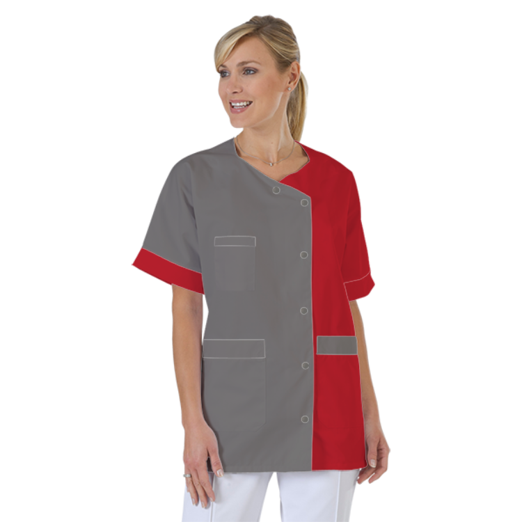 blouse-infirmiere-personnalise-col-trapeze acheté - par Salomé - le 21-09-2018