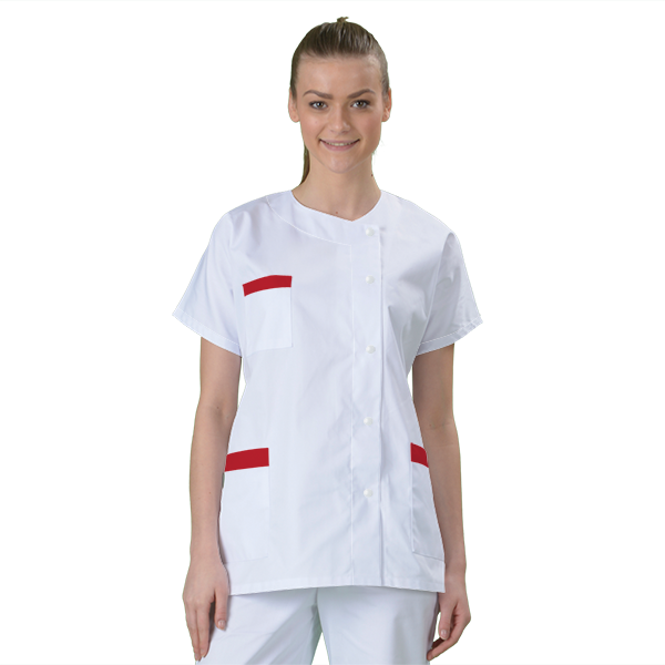 blouse-de-travail-personnalisee-tunique-medicale acheté - par Selima - le 28-08-2021