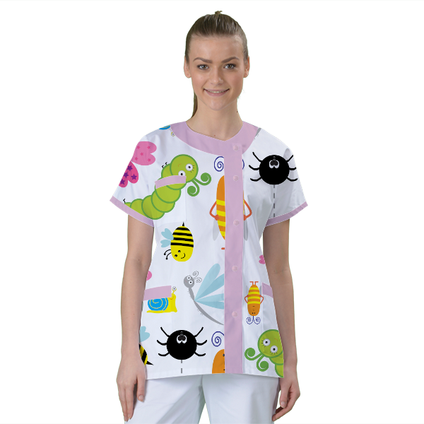 blouse-de-travail-personnalisee-tunique-medicale acheté - par Sophie - le 19-03-2021