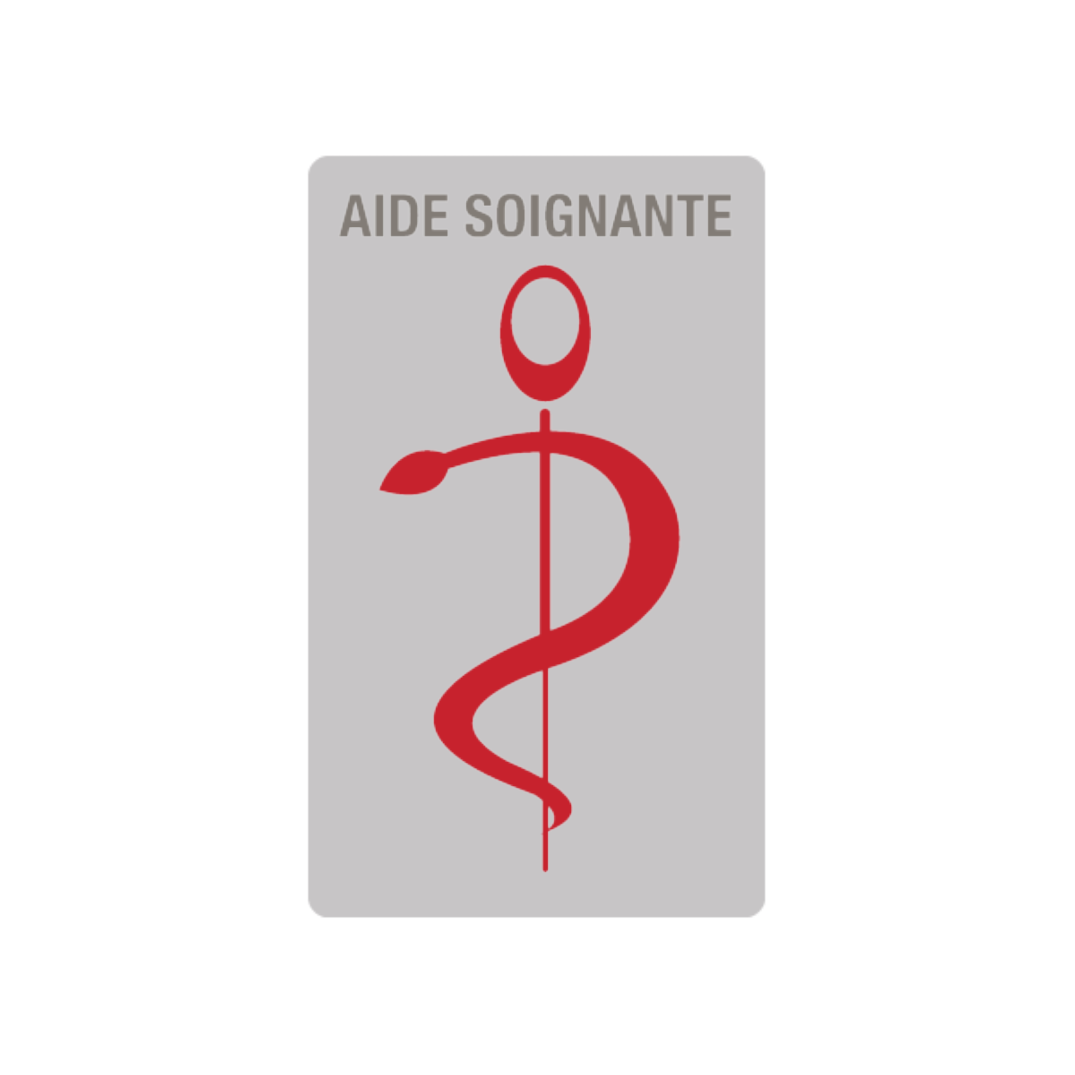 caducee-aide-soignante-personnalisable acheté - par lolita - le 21-09-2021