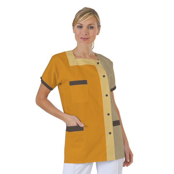 blouse-medicale-col-carre-a-personnaliser acheté - par Isabelle - le 28-12-2018