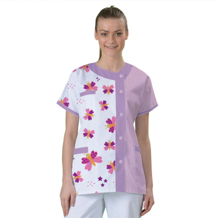 blouse-de-travail-personnalisee-tunique-medicale acheté - par Veronique - le 08-04-2021