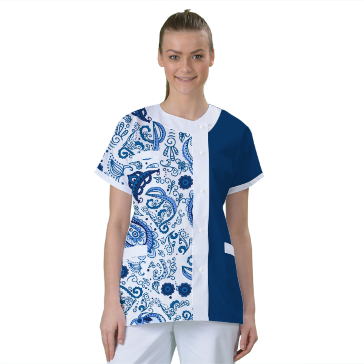 blouse-de-travail-personnalisee-tunique-medicale acheté - par Marianne - le 09-02-2021