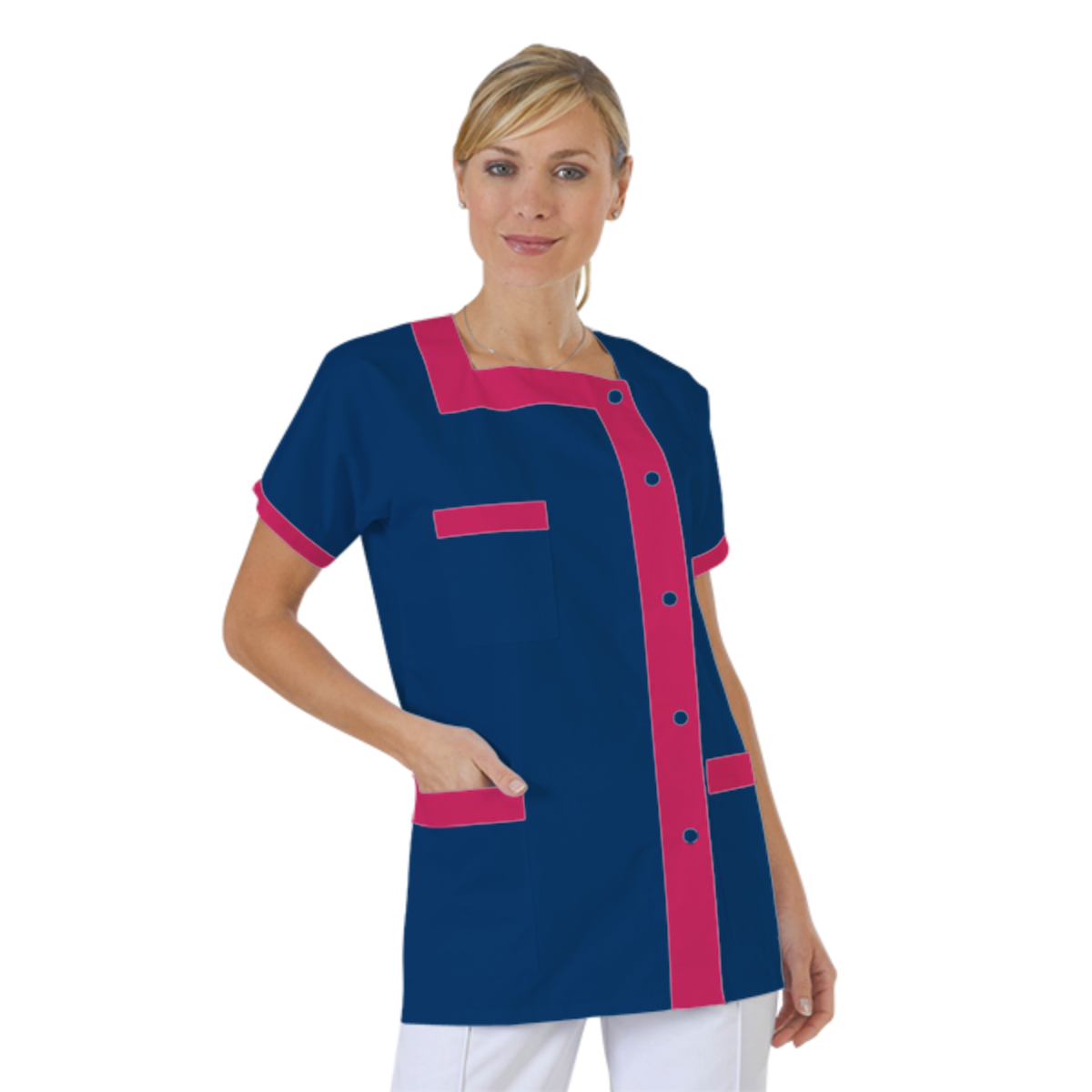 blouse-medicale-col-carre-a-personnaliser acheté - par Ludivine - le 16-01-2020