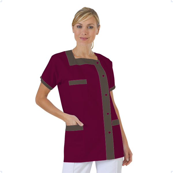 blouse-medicale-col-carre-a-personnaliser acheté - par Sabine - le 06-09-2017