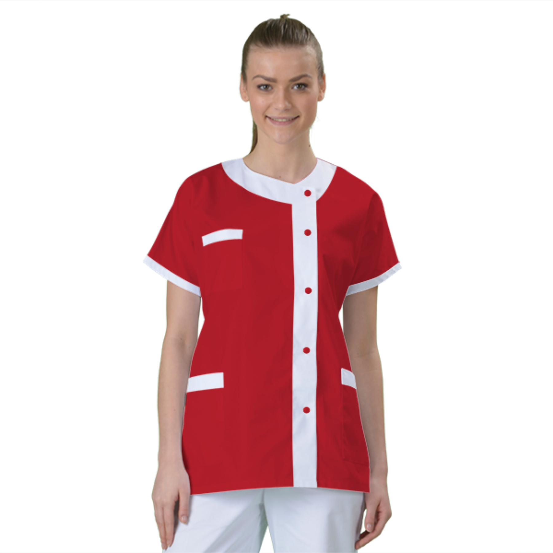 blouse-medicale-col-carre-a-personnaliser acheté - par Sylvia - le 13-10-2021