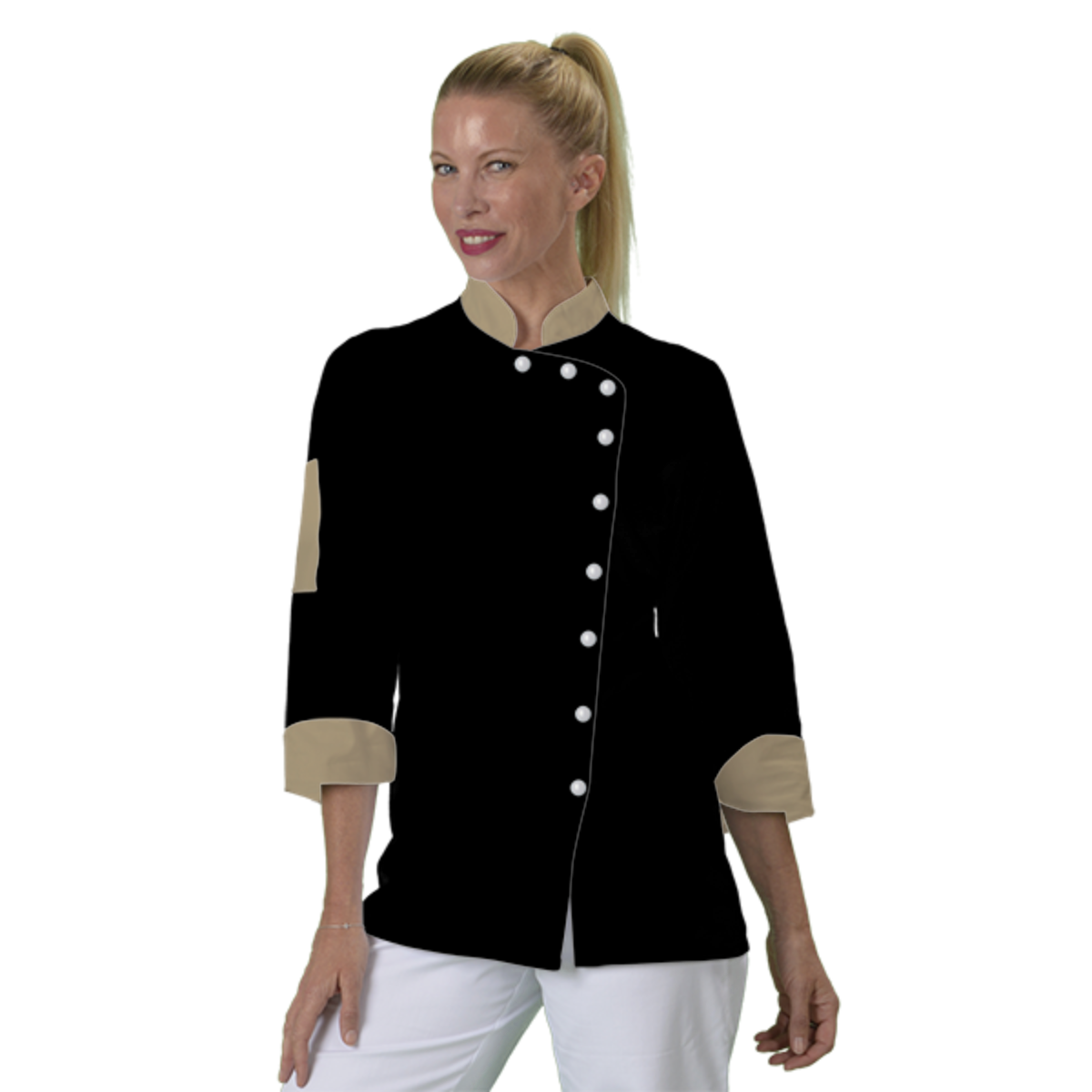 Veste de cuisine femme a personnaliser