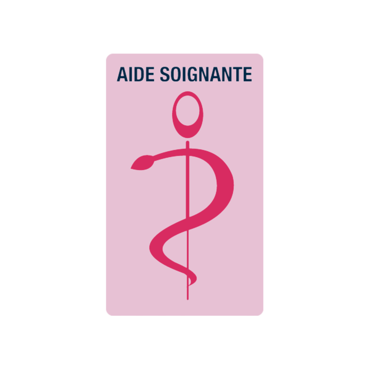 caducee-aide-soignante-personnalisable acheté - par Joëlle  - le 06-11-2020