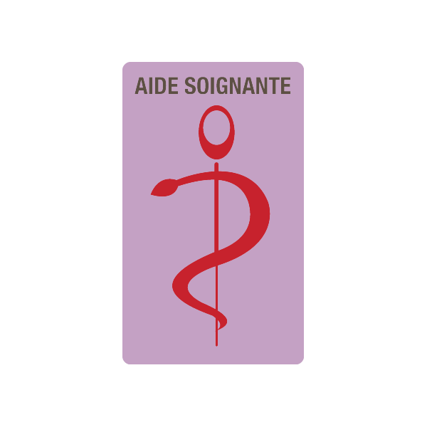 caducee-aide-soignante-personnalisable acheté - par Sandrine - le 19-03-2021