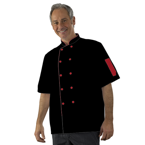 veste-de-cuisine-a-personnaliser-manches-courtes acheté - par Greg - le 14-06-2021