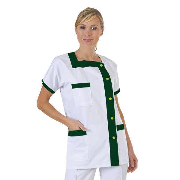 blouse-medicale-col-carre-a-personnaliser acheté - par Therese - le 07-01-2019