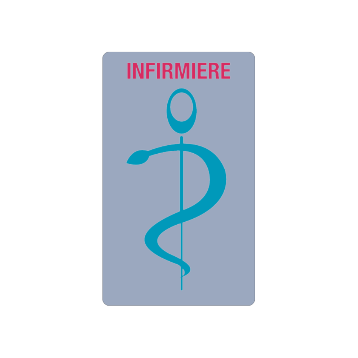 Caducée infirmière personnalisable